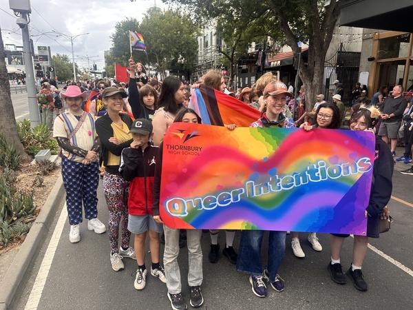 Pride March Banner Photo
