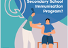 Secondary School Immunisation Program Banner Photo