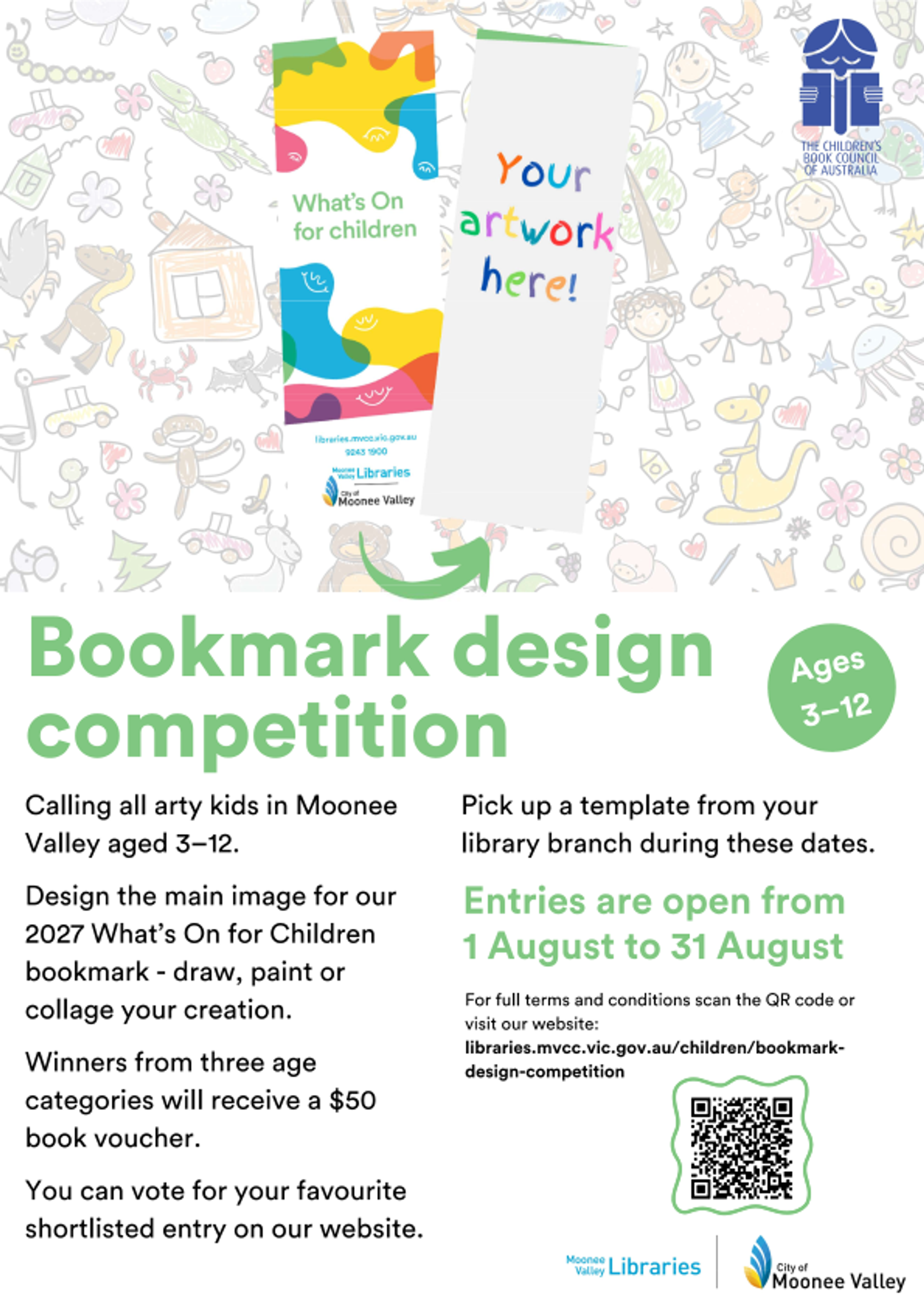 Bookmark Design Competition Banner Photo