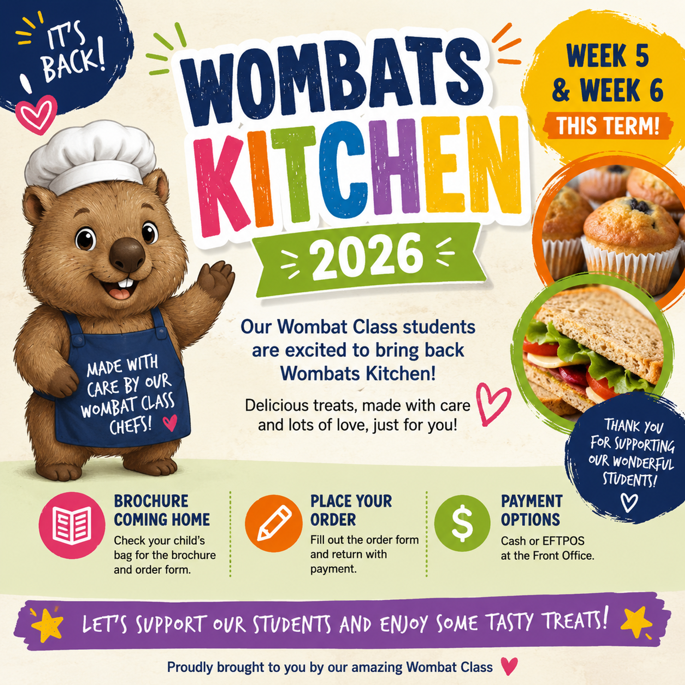 Wombats Kitchen Banner Photo