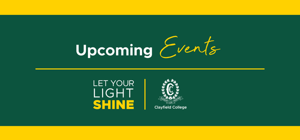 Upcoming Events Banner Photo