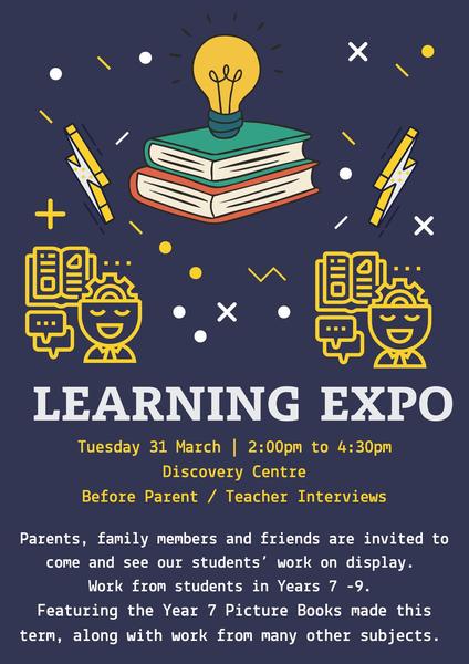 Term 1 Learning Expo Banner Photo