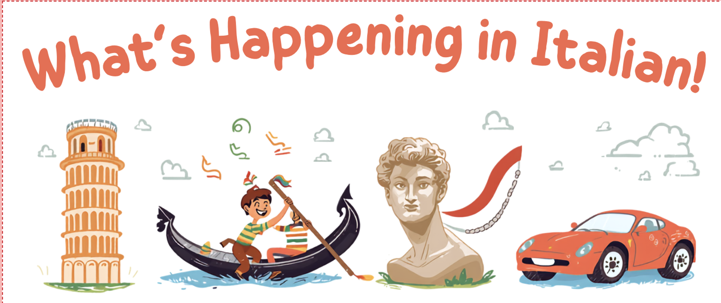 What's Happening in Italian? Banner Photo