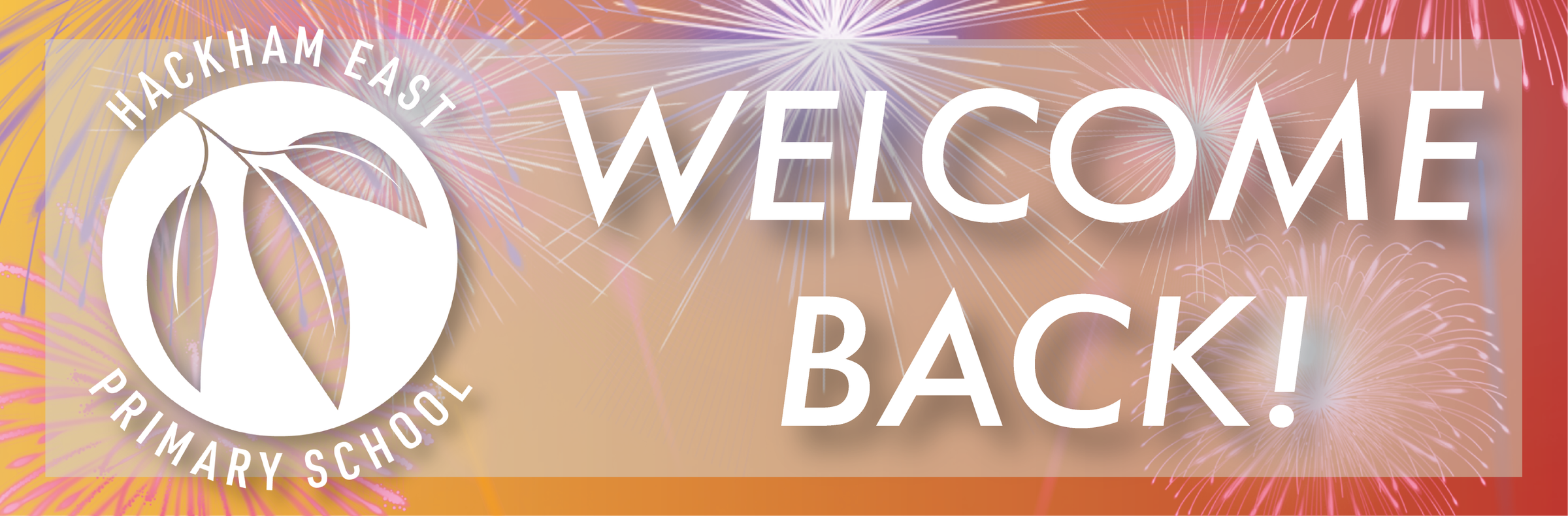 WELCOME BACK! Banner Photo