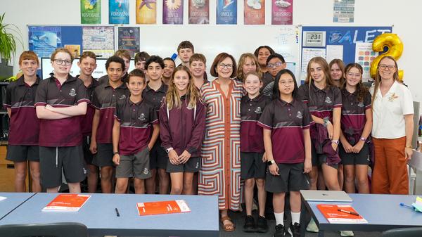 Dr Anne Webster visit Banner Photo