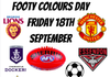 Footy Colours Day Banner Photo
