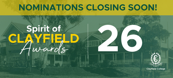Spirit of Clayfield Awards Banner Photo