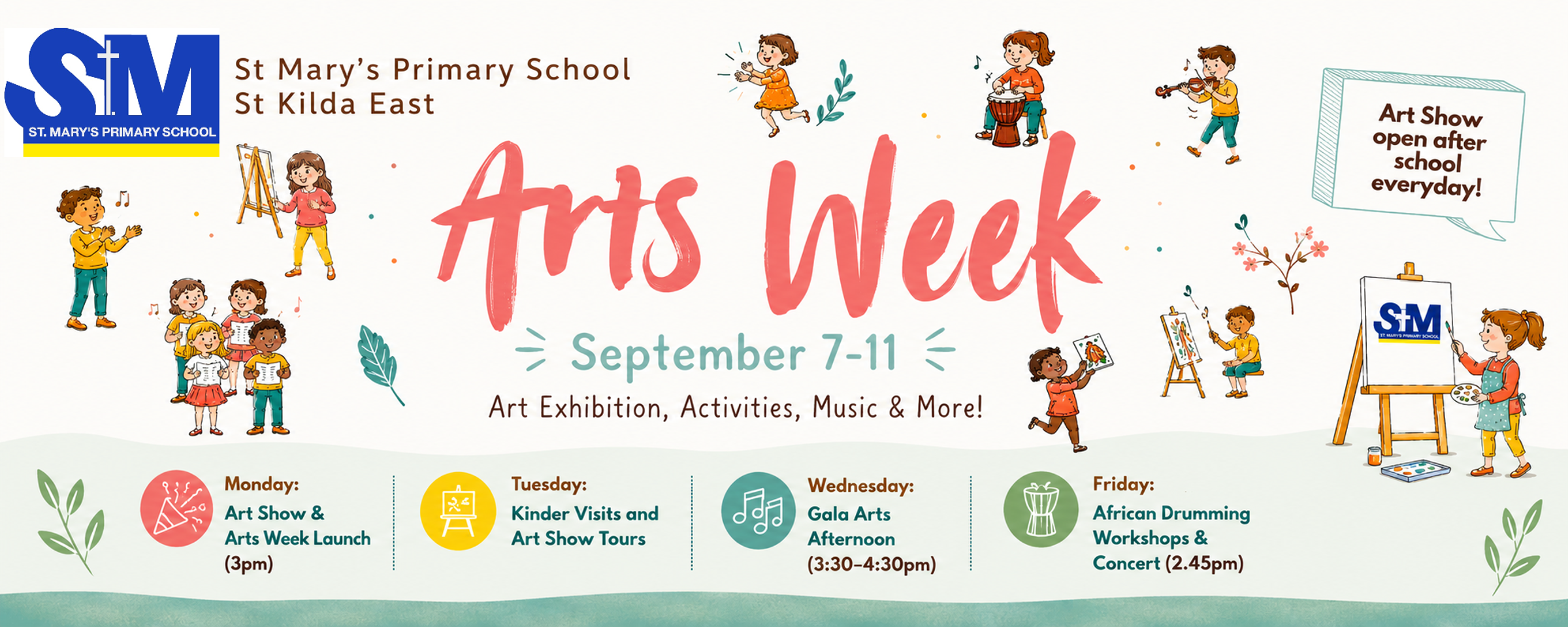  Arts Week @ St Mary's Banner Photo