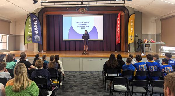 Grade 6 Public Speaking Competition  Banner Photo