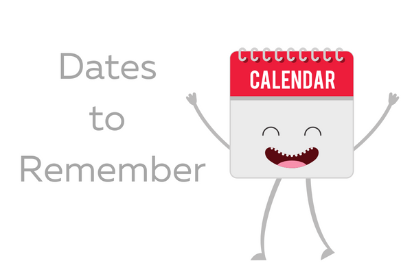 Dates to Remember Banner Photo