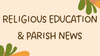 Religious Education and Parish  Banner Photo