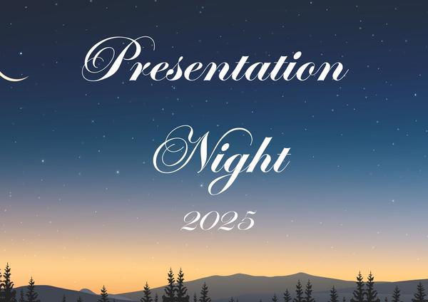 Presentation Night 2025   Banner Photo