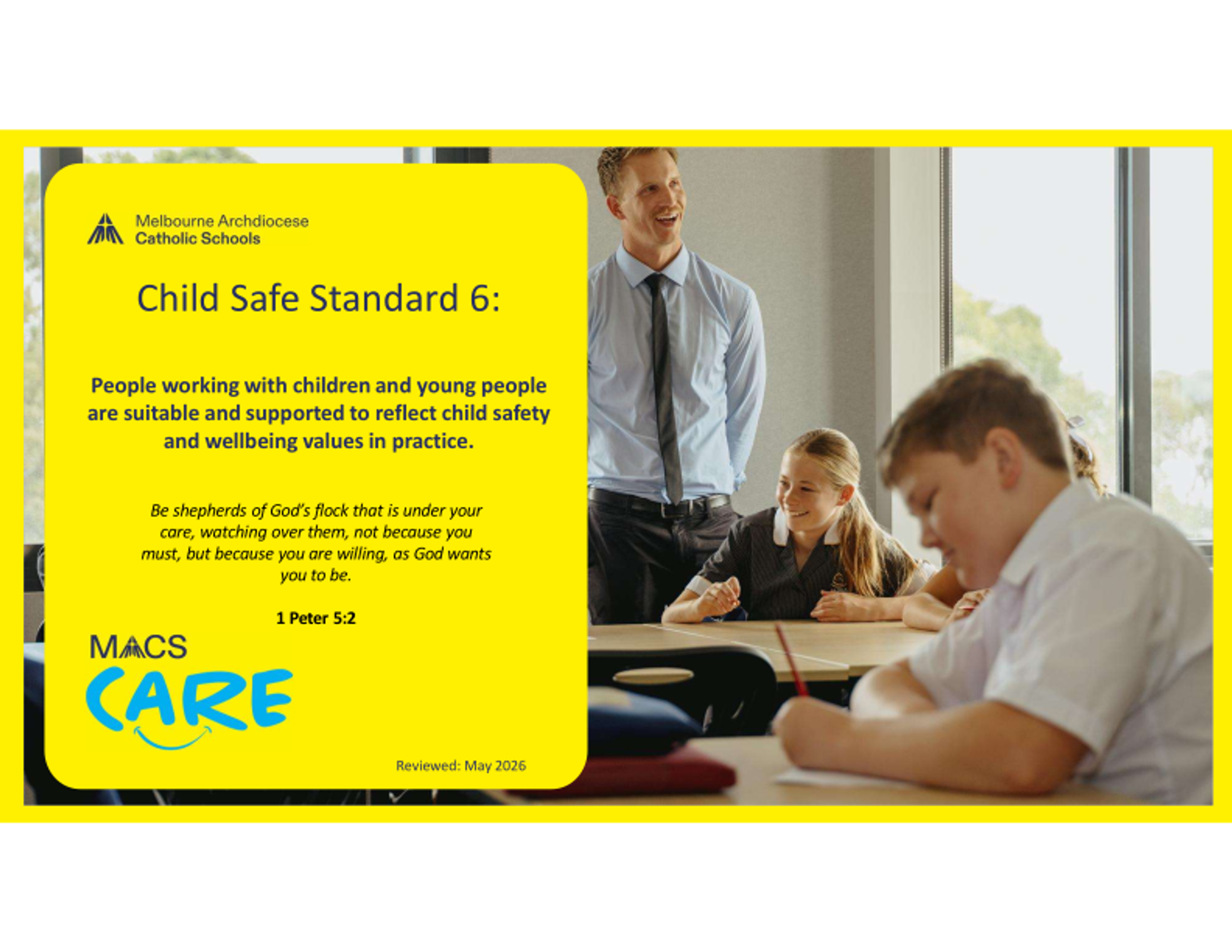 Child Safe Standards Banner Photo