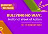 National Week of Action Bullying NO WAY! Banner Photo