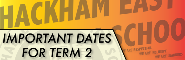 IMPORTANT DATES FOR TERM 2 Banner Photo