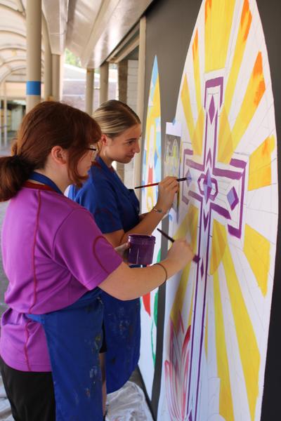 Year 10 Mural Project Nears Completion with Whole‑School Collaboration Banner Photo