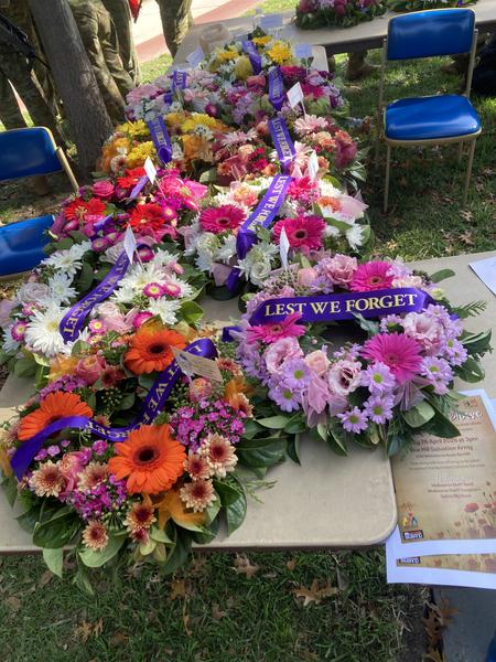 ANZAC Ceremony Banner Photo