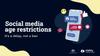 Social Media Restrictions Banner Photo