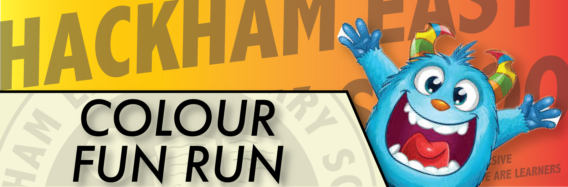 COLOUR FUN RUN Banner Photo