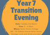 Year 7 Transitions Evening Banner Photo