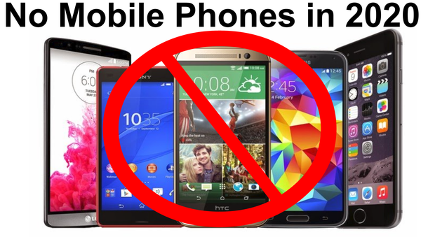 Mobile Phone Ban Banner Photo