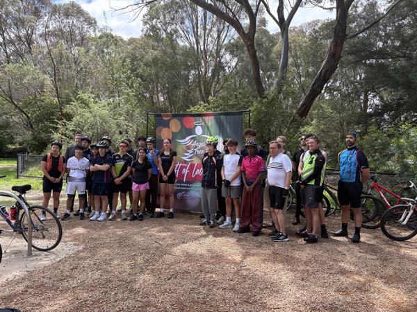 Year 9 ‘Cycle to Break the Cycle’ and 100km Bike Ride Banner Photo
