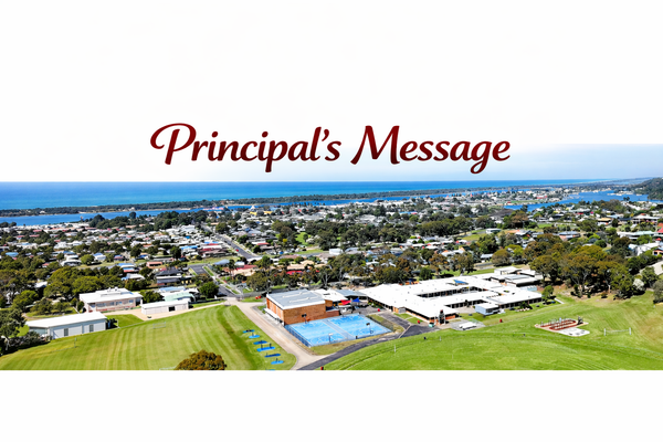 Principal's Message  Banner Photo