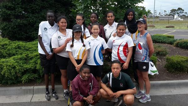 Year 7 Girls Softball Banner Photo