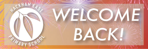 WELCOME BACK! Banner Photo
