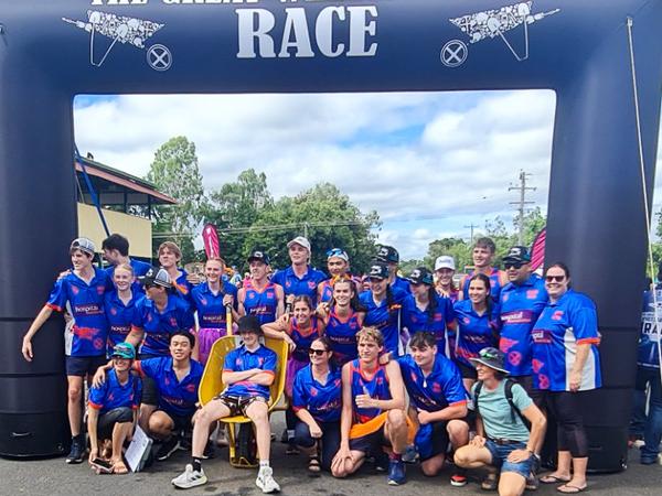 Great Wheelbarrow Race Banner Photo