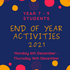 End of Year Activities Program Banner Photo