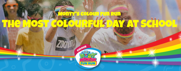 Monty Colour Fun Run Explosion Prep - 6Wednesday 25th March Banner Photo