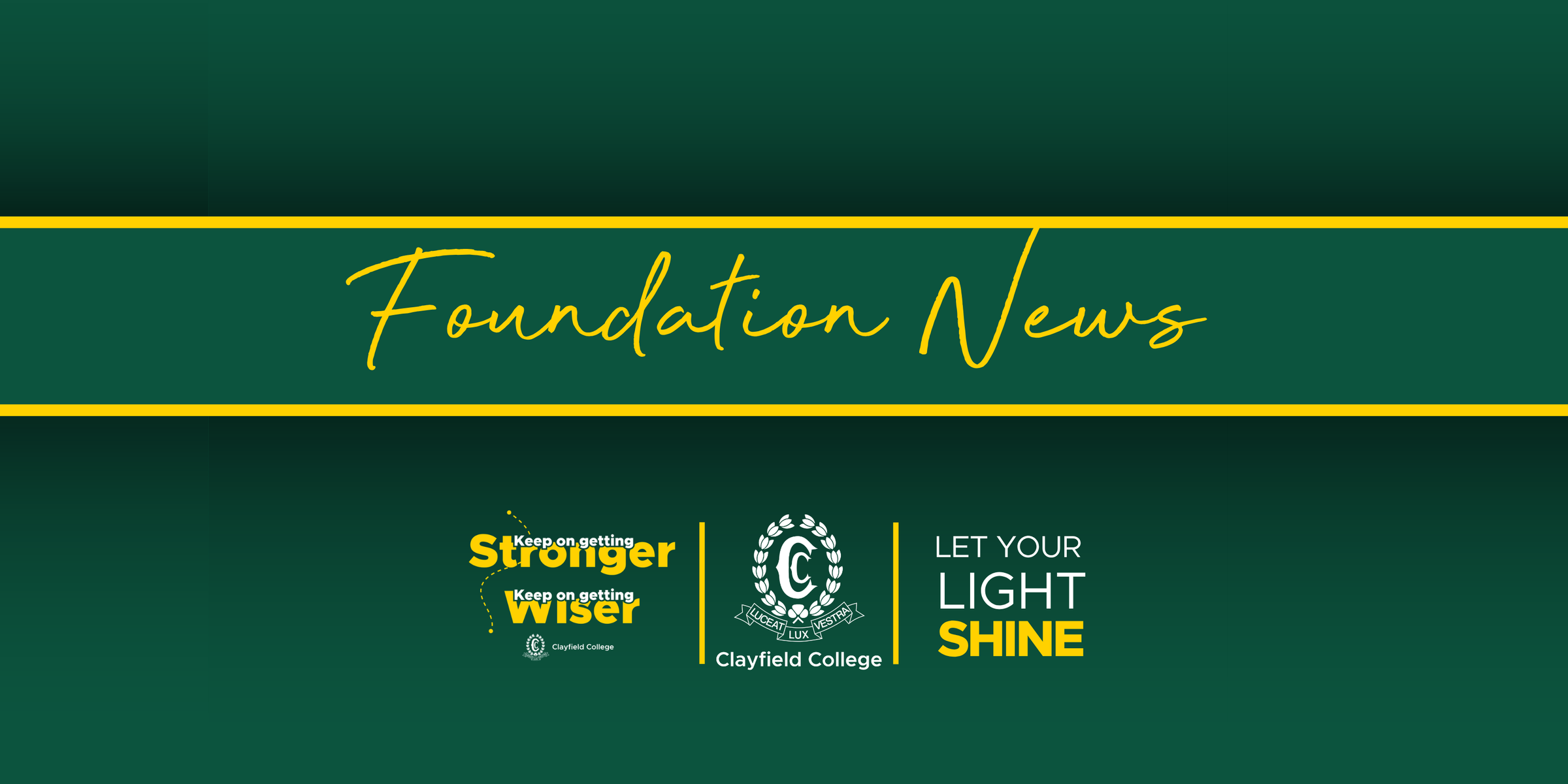 Foundation News Banner Photo