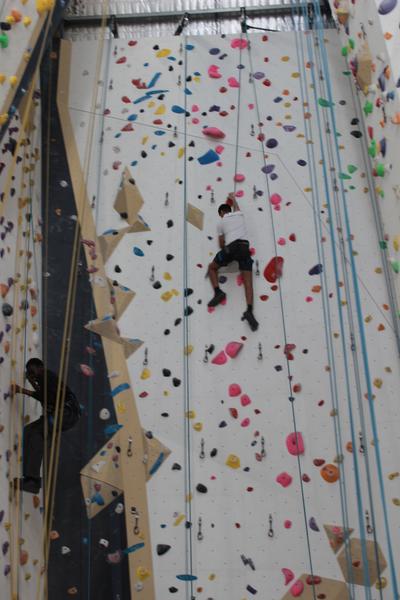 Cliffhanger Rock-Climbing Gym Banner Photo