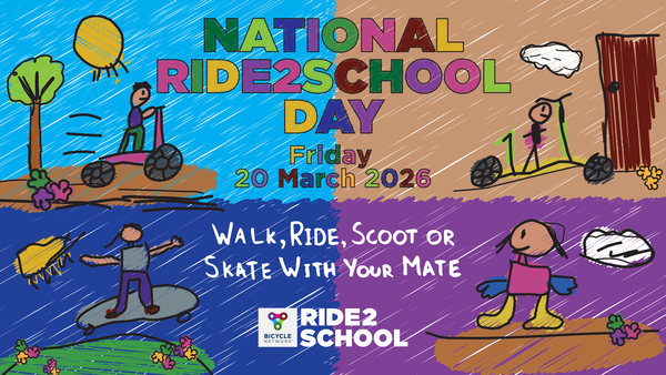 National Ride 2 School Day Banner Photo