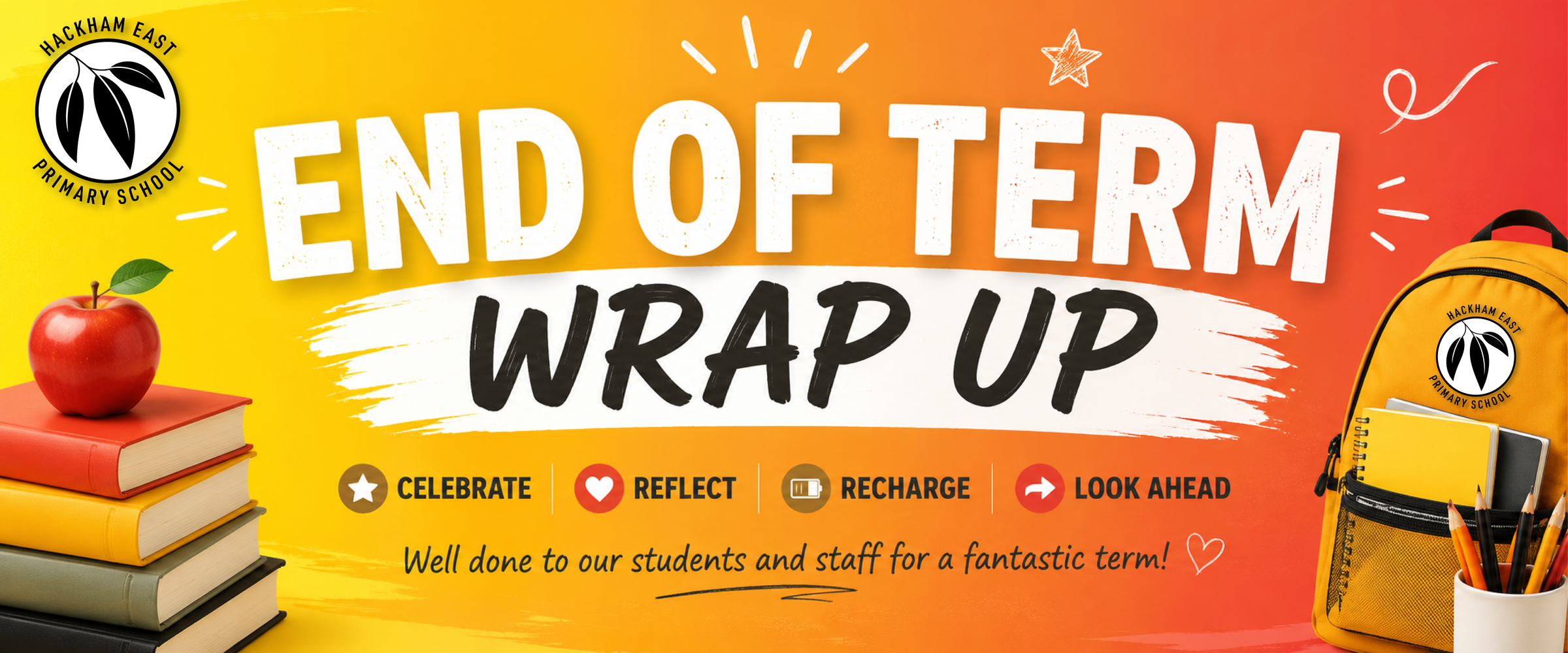 END OF TERM WRAP UP Banner Photo