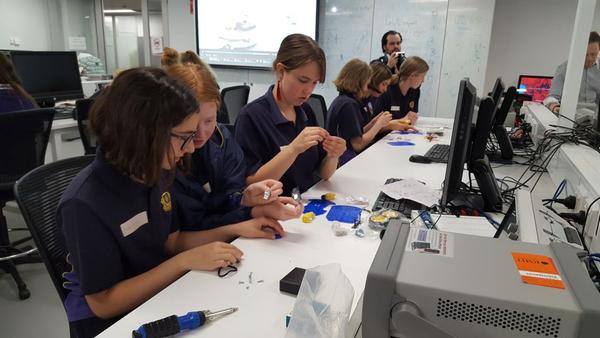 Year 8s, Robots & Women in STEM Banner Photo