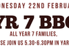 Year 7 BBQ Tomorrow! Banner Photo