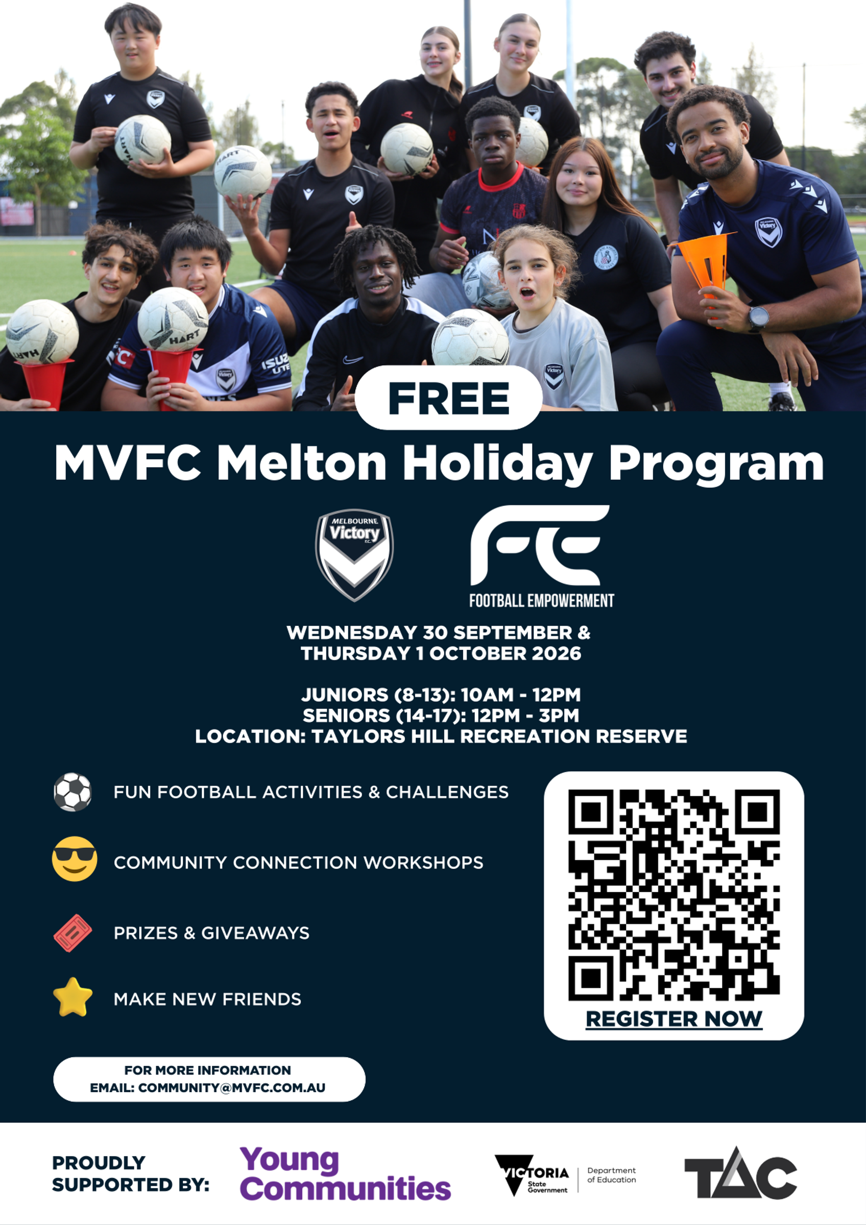 MVFC MELTON HOLIDAY PROGRAM Banner Photo