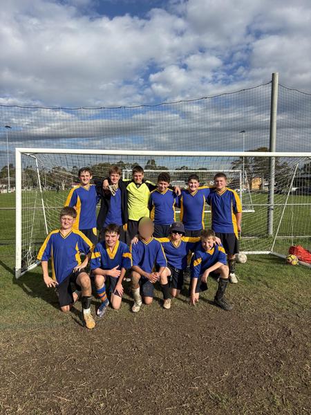 Year 8 Boys Soccer Banner Photo