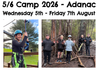 Yr 5/6 Camp!  Banner Photo