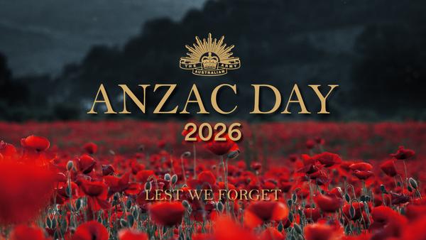  ANZAC DAY 2026 Banner Photo