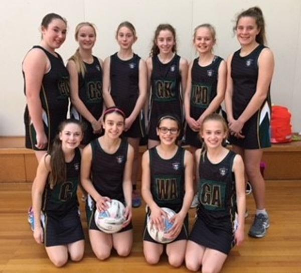 Year 7 Netball Team Banner Photo
