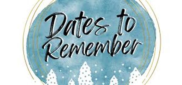 Dates to Remember Banner Photo