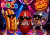 Hot Dog, Disco and Footy Colours Day! Banner Photo