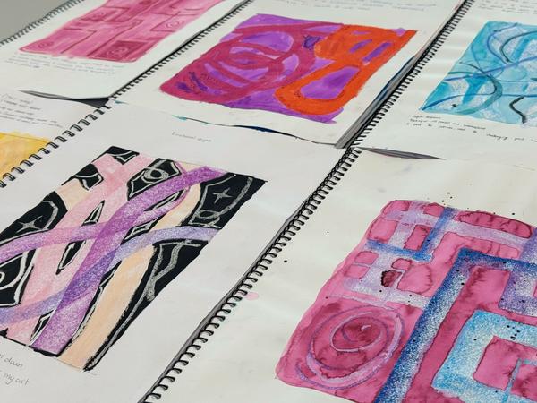 Year 7 Visual Arts Banner Photo