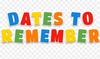 Dates to Remember Banner Photo