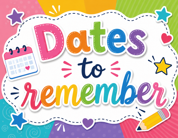 Dates to Remember Banner Photo