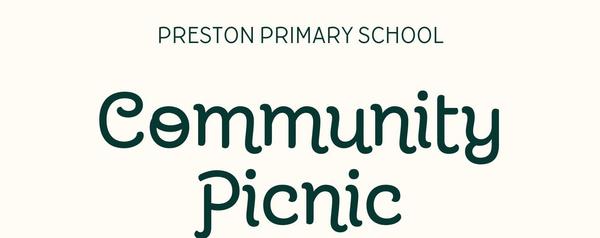 Preston Primary Community Picnic Banner Photo