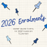 Enrol Now for 2026! Banner Photo